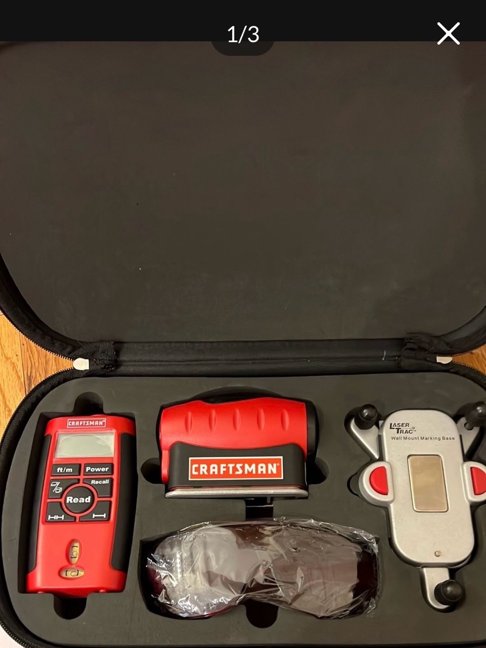 Craftsman Black and White Laser Guided Measuring Tool Manual